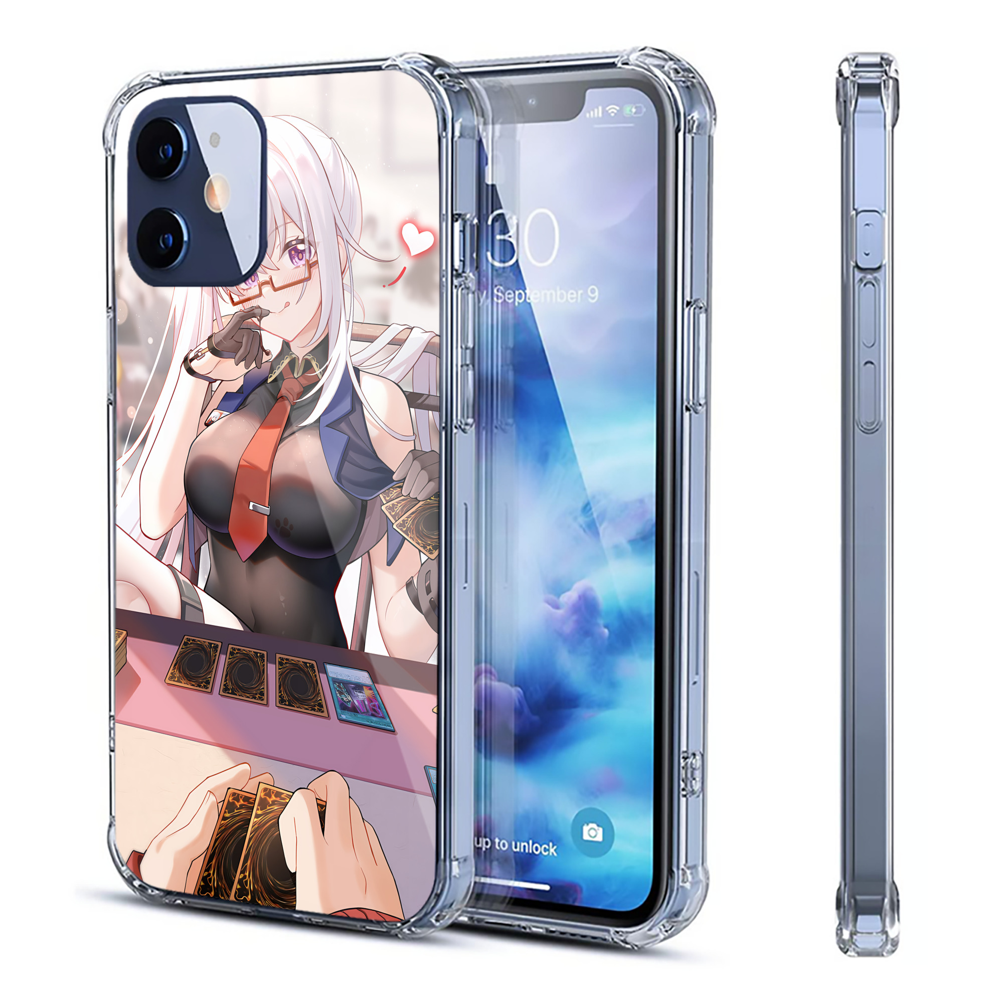 （画像用） 遊☆戯☆王 Yu-Gi-Oh! 【iPhone 12シリーズ対応】透明スマホケース（クリアソフトケース）